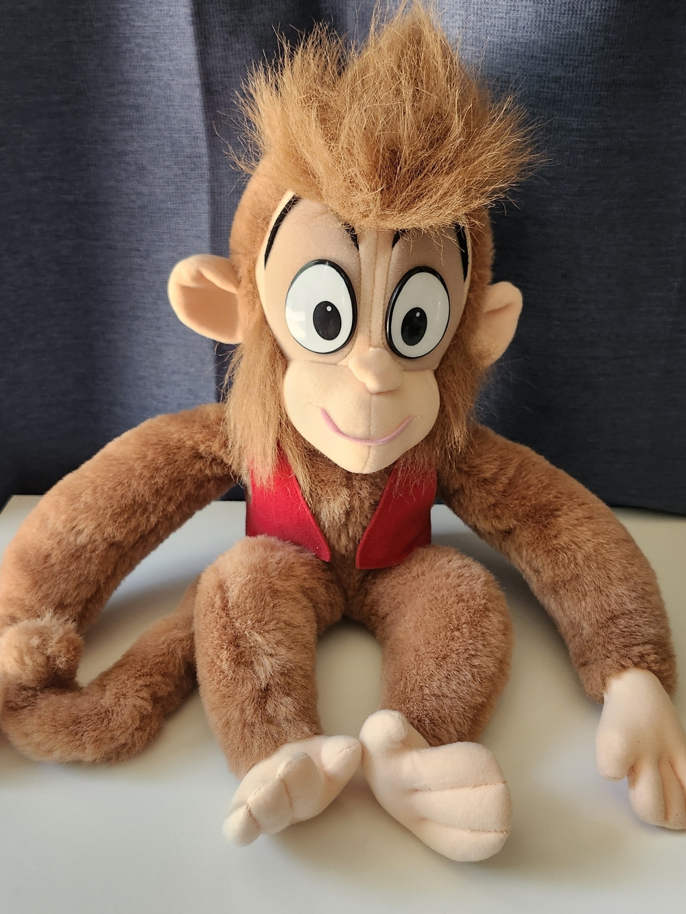 Vintage Disney Aladdin 16" ABU Monkey Plush Stuffed Animal Toy Mattel 1992